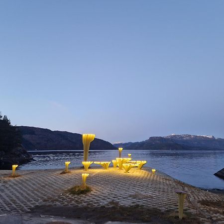 Ferienwohnung Ropeid Fjordferie Exterior foto
