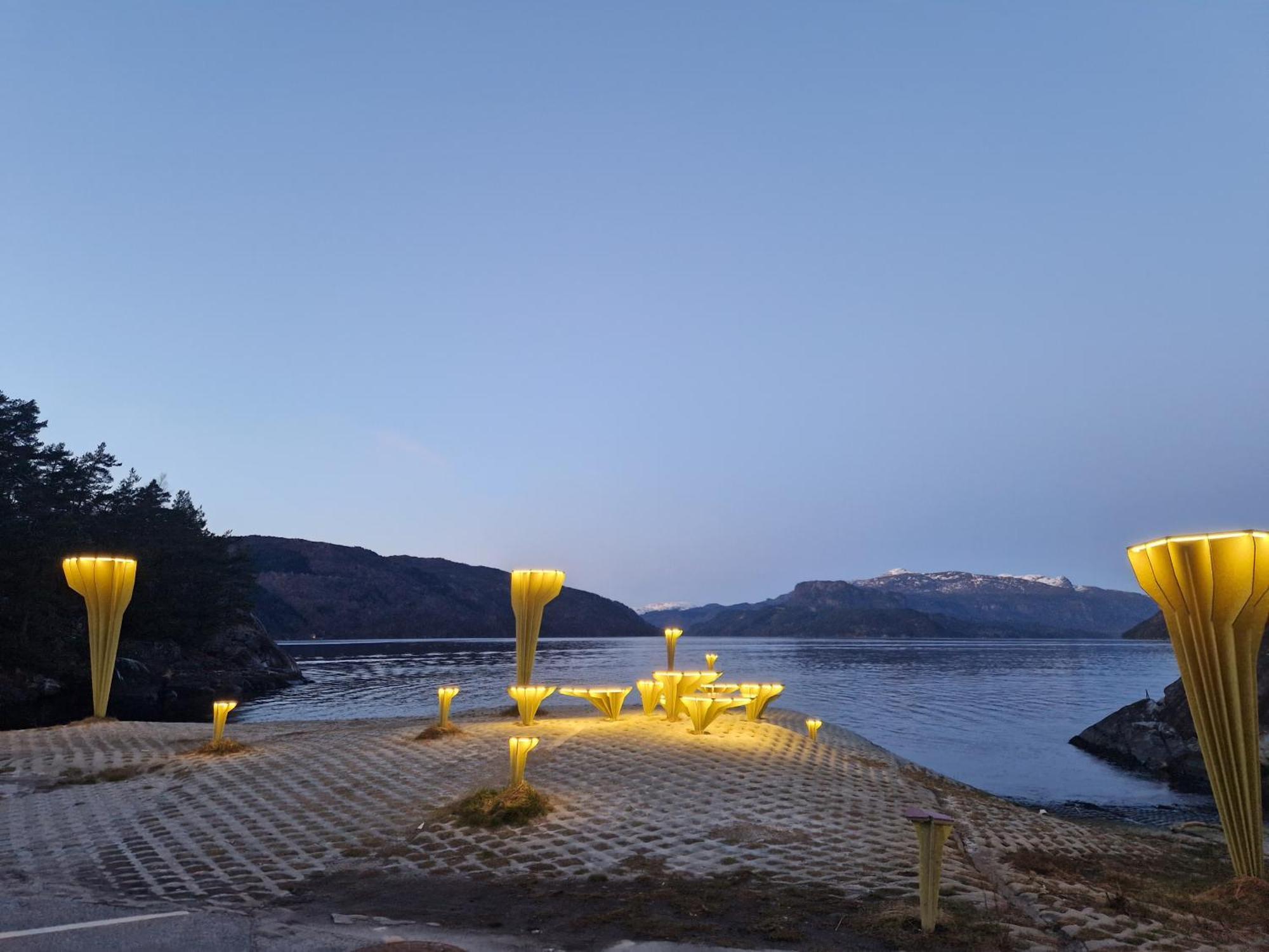 Ferienwohnung Ropeid Fjordferie Exterior foto